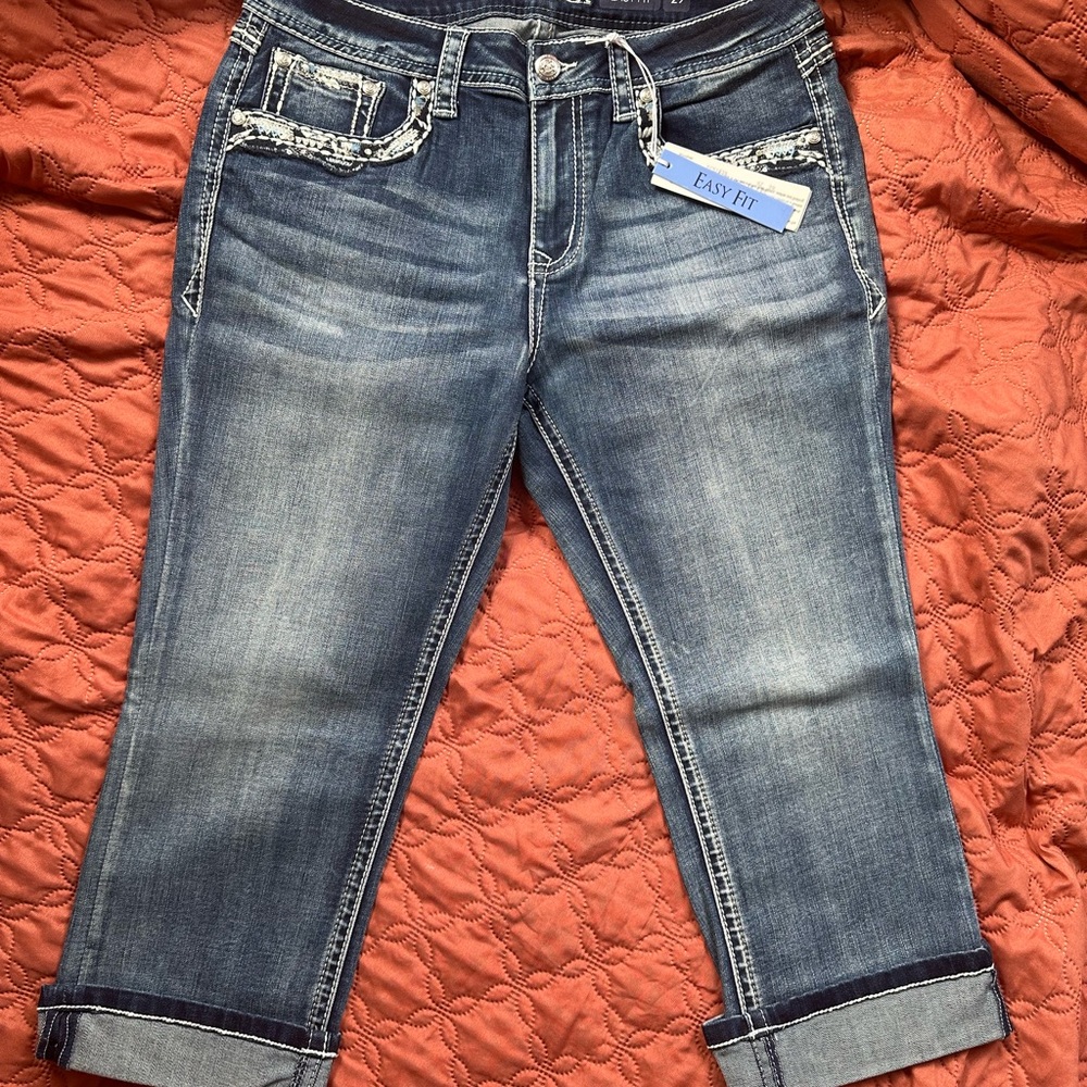 Women's Cropped Denim Jeans